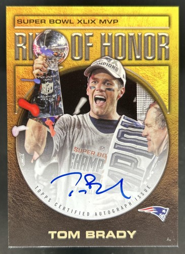 2026 Topps Tom Brady Ring of Honor Signatures SSP Auto #ROHS-TB Patriots