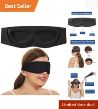 2022 Sleep Mask for Side Sleepers - Ultra-Soft & 100% Blackout Design