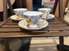 Empire England Vintage Crinoline Lady's Mantle Tea Set