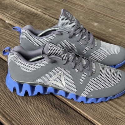 Reebok Zig Tech Memory Tech Lt Size 11 1/2 Gray And Blue