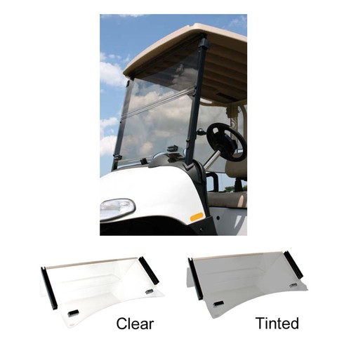 Tinted Fold Down Golf Cart Acrylic Windshield for E-Z-GO RXV Carts 2008 -2023 - Picture 2 of 2