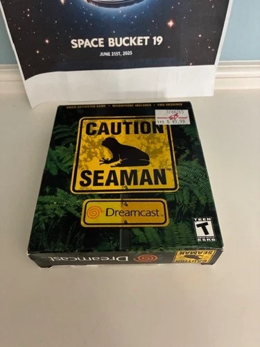 Sega Dreamcast: Seaman W/Mic bundle (2000 CIB tested original owner)