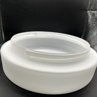 KastLite White Glass Drum Circline Replace Cover Not For Ceiling Fans