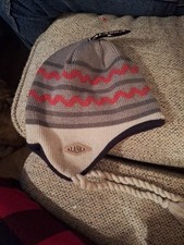 Artic Circle Beanie Alaska Hat Boys Teens Size Large Gray Winter Ski Snow Cap