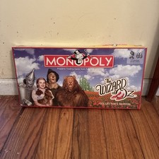 Wizard of Oz Monopoly Board Game 2008 Collectors Edition With