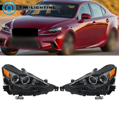 #ad For 2014 2016 Lexus IS Headlight LeftRight Side LED W Halogen Turn Signal Black $300.00