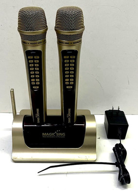 Magic Sing Portable Karaoke System Wireless Model: ET18K w/power cord