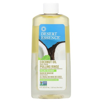 Coconut Oil Dual Phase, Pulling Rinse, 8 fl oz (237 ml)