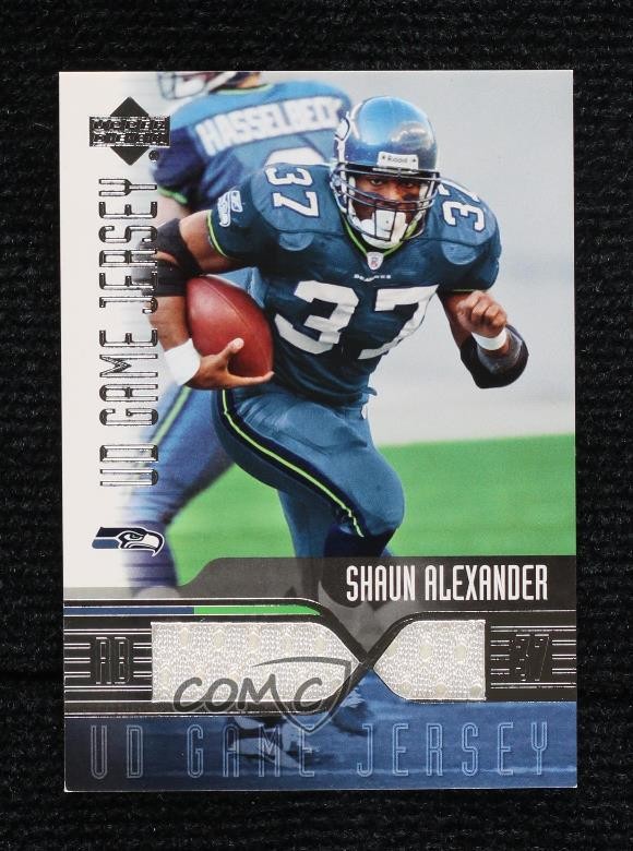 2004 Upper Deck UD Game Jersey Shaun Alexander #SA-GJ 1rp1