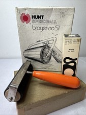 Hunt Speedball Brayer No 51 4124 Plus White Paint. B13