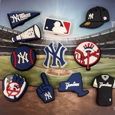 11-Pack New York Yankees Shoe Charms for Clogs World Series Judge Rice Charm