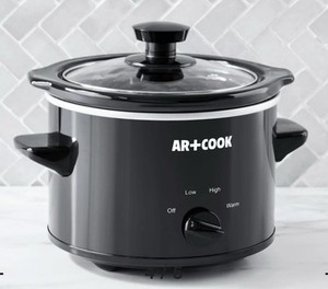 Art Cook 1.5 QT Multipurpose Slow Cooker Black