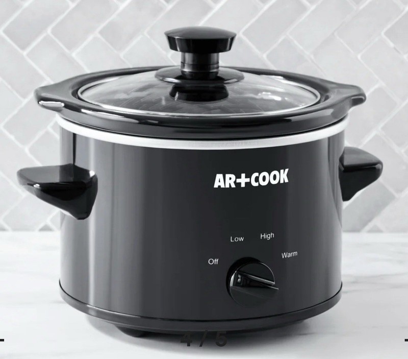 Art Cook 1.5 QT Multipurpose Slow Cooker Black