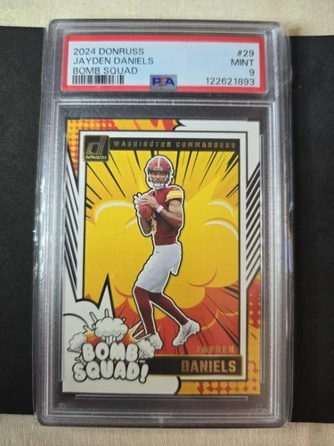 2024 Donruss Bomb Squad Jayden Daniels #29 PSA 9 Commanders