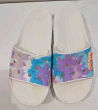 CROCS Multicolor Slip On Slide Casual Sandal- Women's 6 Mens 4