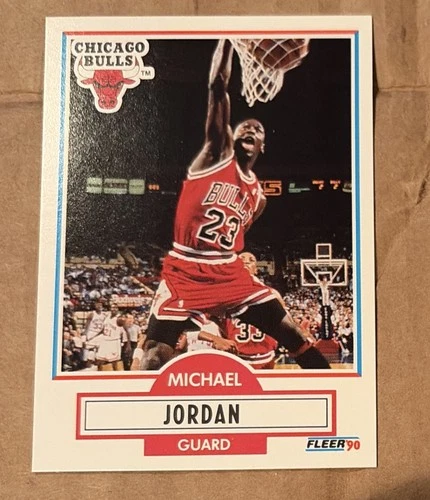1990 Fleer Michael Jordan #26 Basketball Card