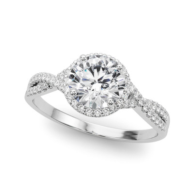 Preisvorschlag! 2 kt DE/VS Lab Grown Rundschliff Diamant Verlobungsring in Platin
