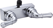 DF-SA100C-CP RV Shower Faucet Valve Diverter with Classical Handles Chrome