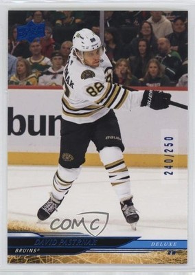 2024-25 Upper Deck Series 2 Deluxe 240/250 David Pastrnak #258 0h56