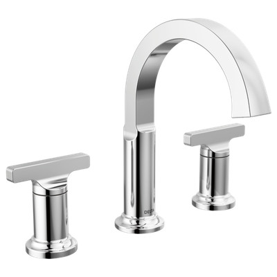Delta Tetra 2 Handle Widespread Bathroom Faucet Chrome-Certified Refurbished