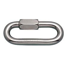 STAINLESS LONG QUICK LINK, 3/16", 316 SS