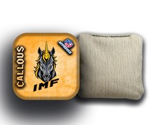 IMF Callous - Yellow - 5.5/9 Hybrid - ACO Stamped - Pro Cornhole Bags - Set of 4