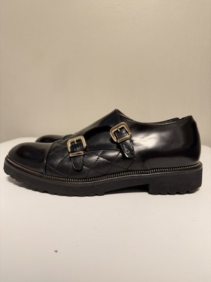 Ron White  Penny Onyx Soft Gloss Patent Shoes Women s EU 37.5 US 7-7.5