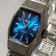 SEIKO 1140-3190 Special Ladies Watch Manual Women's Blue Dial Analog From Japan