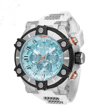 New! Invicta Bolt Surge 52mm Men's Watch Ocean Blue White Steel 49805 $499 MSRP