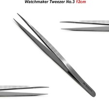 Watchmaker Pointed Tweezers No.3 Handling Watches Repairing Making Jewelry Tools