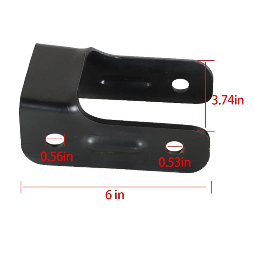 2x Kit de grilletes de resorte de hoja trasera para 94-05 Chevy S10 Blazer y GMC Sonoma Jimmy Foto 2 de 4