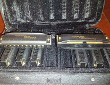 HOHNER PBH7 Piedmont Blues Harp Set - 7 Piece With Case