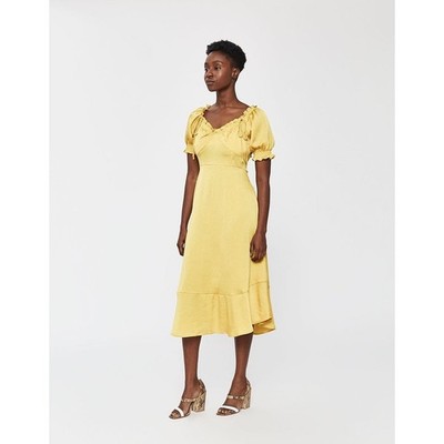 fitted yellow midi dress K-Way Hoodress Scuba - Corta Dresses Corta Dresses - Blue - Womens main image 1