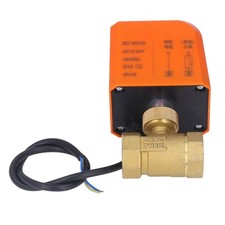 DN20 2 Way 3/4in Electric Ball Valve Normally Closed 2 Wire Ball Valve DC12‑24V