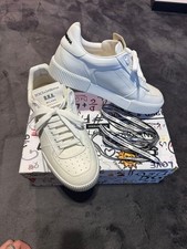 Dolce&Gabbana Men 8.5US D.N.A. White Sneakers 26.5cm Almost unused Luxury Casual