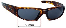 SFx Replacement Sunglass Lenses fits Smith Hudson - 58mm Wide