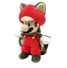 Little Buddy Super Mario Flying Squirrel Mario 9" Figure Stuffed Plush Doll Toy