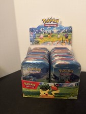 Pok mon Ascended Heroes Mini Tin Display 10 Sealed Booster Tins Open Display