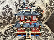 Lego Ninjago 2507 Fire Temple 80% Complete With Minifigures - Retired