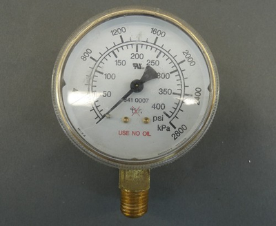 #ad Wika MH15171 Pressure Gauge 0 400 PSI Bottom Connection $3.00