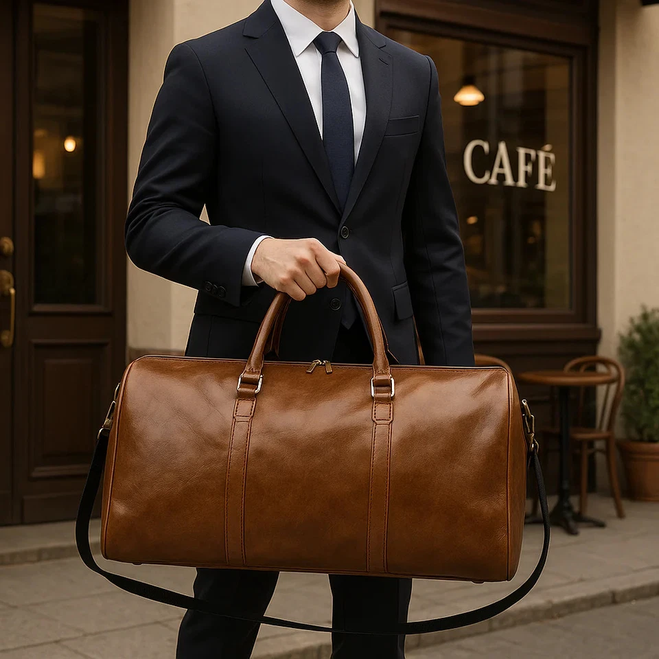 Weekender Herren Damen Reisetasche Vintage | Handgepäck Sport Business Tasche - Bild 3 von 4