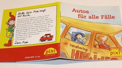 Pixi Buch. Autos für alle Fälle. Sonderausgabe für cambio-CarSharing. / S174