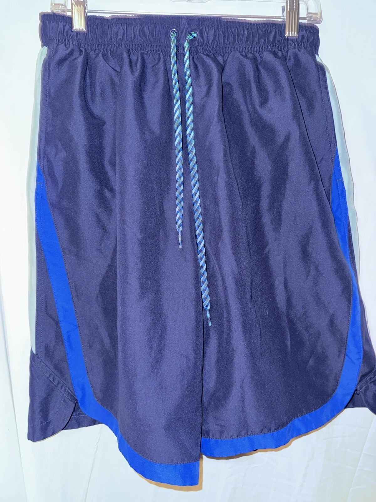 Nike Men’s Large Blue Swim Trunks Board Shorts Lined Mesh 11” Inseam