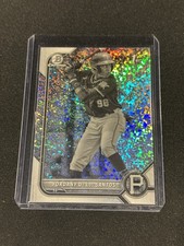 2022 Bowman Chrome Yordany De Los Santos 1st Black And White Mini Diamonds