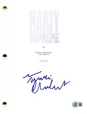 Timothée Chalamet Signed Marty Supreme Full Script Authentic Autograph Beckett