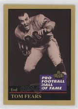 1991 Enor Pro Football Hall of Fame Tom Fears #40 HOF 0a3