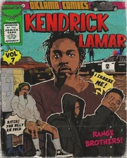 Kendrick Lamar Comic Style Poster