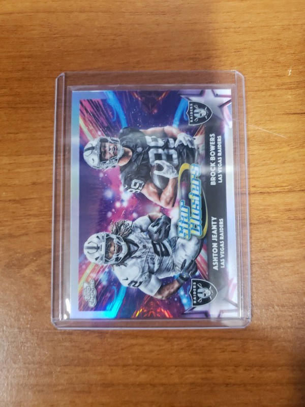 ASHTON JEANTY/BROCK BOWERS 2025 Topps Chrome Cosmic SC-13 Star Clusters 🔥