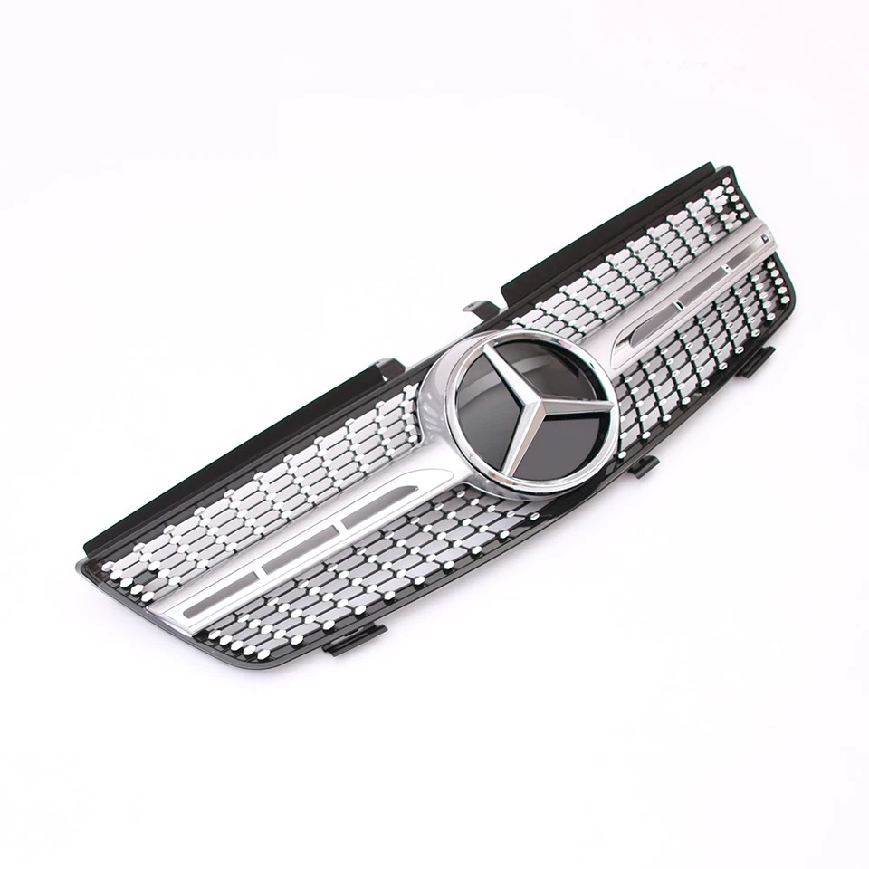 For Mercedes Benz W164 ML350 ML500 ML550 2005-08 Front Upper Grill w/Star Grille - Image 3 of 4