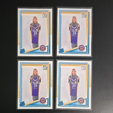 2025 Donruss Rated Rookie Sarah Ashlee Barker Los Angeles Sparks Card Lot (4)